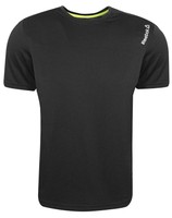 Reebok- Running Essential Short Sleeve Tee Black Size Medium on sale Reebok- Running Essential Short Sleeve Tee Black Size Medium on sale