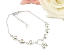 Anklets For Women Heart Bracelet Barefoot Sandal Beach Chain Foot Gift