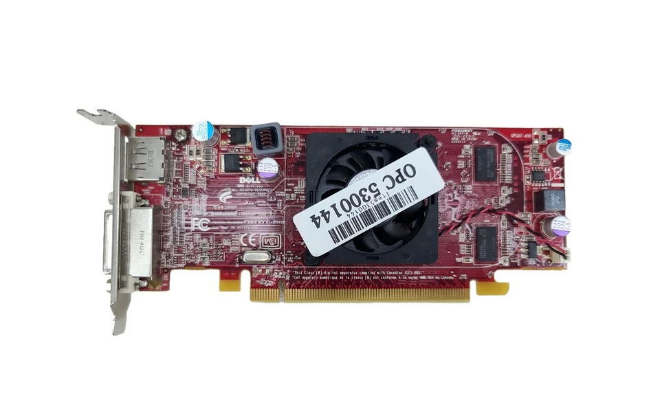 Lot 2 ATI Radeon MT HIGH Profile Dual Monitor Graphics Card 256MB DDR2 PCI-E x16 - Image 2 of 4