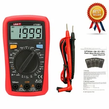 UNI-T UT33B+ Digital Multimeter LCD Palm Size DC/AC Ohm Current Resistance