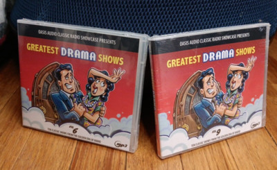 MP3 Audio CD's Classic Radio Shows Greatest Dramas Vol 6 &9 40s-50s NEW Lot of 2