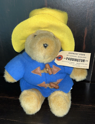【希少】Eden Toys PADDINGTON パディントンベア ヴィンテージ Vintage Eden Toys Paddington Bear Plush Stuffed Animal with Tag