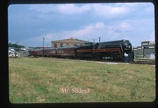 Original Slide Spencer Streamliners: N&W Norfolk & Western 4-8-4 611 W/Psgr Trai