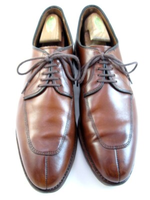 ALLEN EDMONDS Delray‎ Dark Brown Oxfords Sz 8.5 D Split Toe Mens Dress Shoes Allen Edmonds Delray Split Toe Brown Oxford Dress Shoes  main image 4