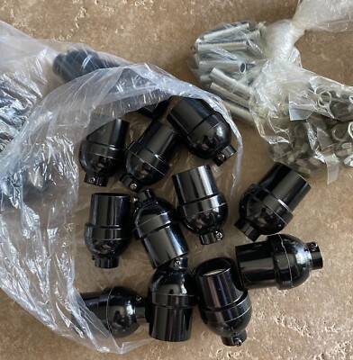 26 LIGHT SOCKET EDISON RETRO PENDANT LAMO HOLDERS-NEW