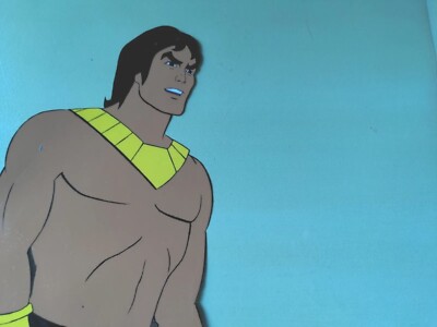 BLACKSTAR animation cel production art cartoons vintage He-Man ...