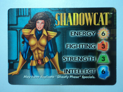 1996 MARVEL OVERPOWER CCG - IQ - HERO CARD - SHADOWCAT | eBay