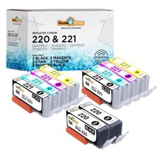 10PK PGI-220 CLI-221 Ink Cartridges for Canon PIXMA MP980 MP990 MX860 MX870