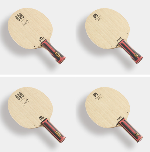 XIOM An Jaehyun TMXi Shakehand Table Tennis Racket Paddles 158x152x5.9mm 88g NWT - Picture 2 of 3