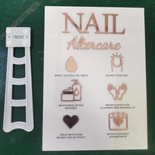 Nagelkunst-Anzeigetafel, Nagelkunst-Anzeigehalter Für Nagelfarben-Übungstafel - Afbeelding 1 van 6