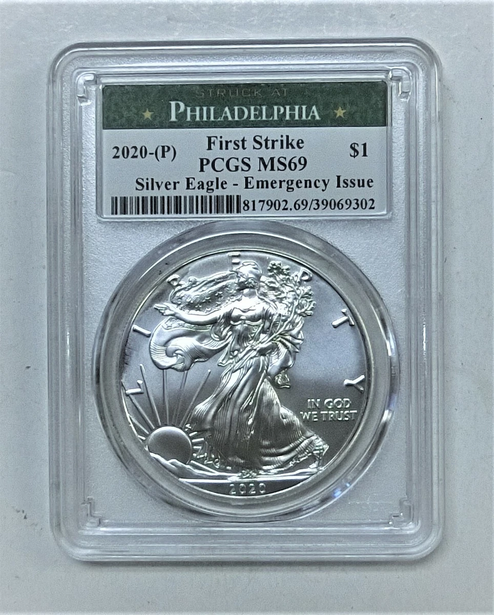 American Eagle MS 69 Graded 2020 Silver Bullion Coins for sale | eBay