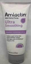 AMLACTIN ULTRA SMOOTHING INTENSELY HYDRATING LACTIC ACID CREAM 4.9 OZ X 2=9.8 OZ