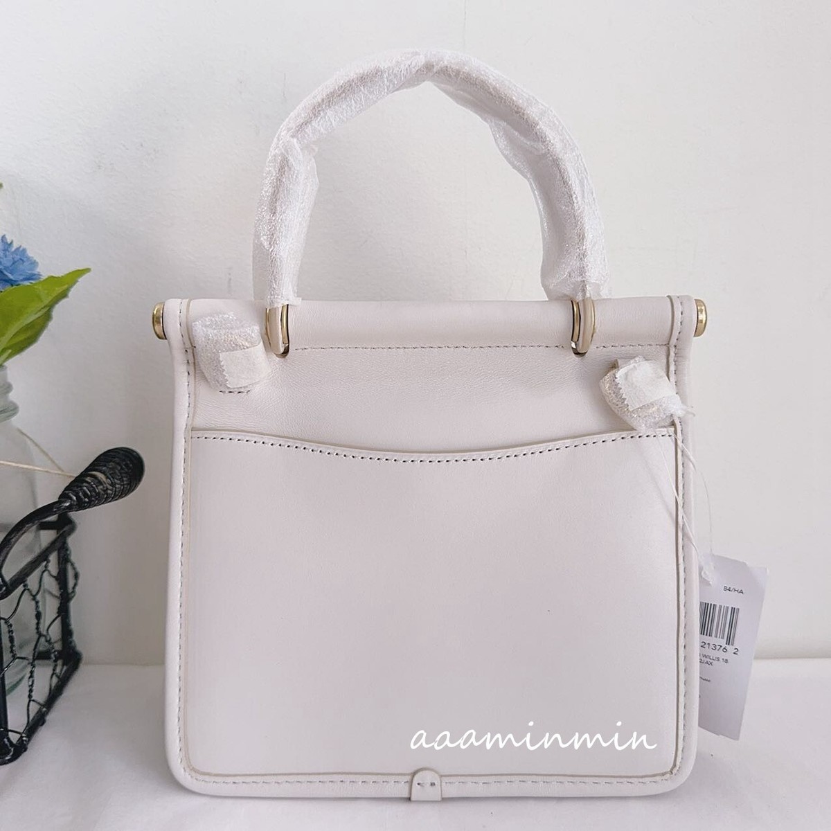 COACH ショルダーバッグ2way ウィリス　ハンドバッグ白ホワイト美品 NWT Coach Willis Top Handle 18 Authentic 5789 | eBay