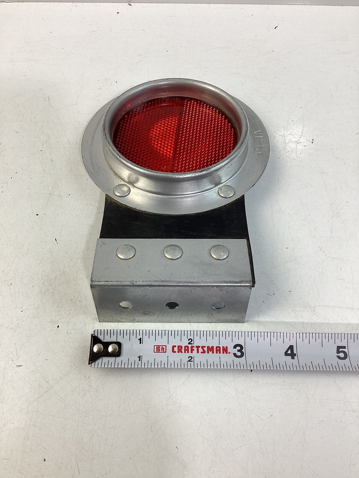 Vintage Stimsonite AGA No 12A Red Reflector 3"