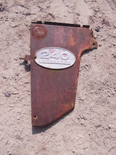 International 240 Utility Ih Tractor Front Left Radiator Side Panel W/ Emblem