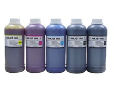 5x500ml refill ink for HP564 Photosmart printer with pigment black