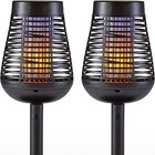 Pic Solar Insect Killer Torch (Dfst), Bug Zapper and Accent Pack of 1, Black