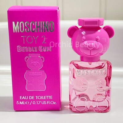 New Moschino Toy 2 Bubble Gum EDT Perfume Woman Travel Splash Mini 5mL/0.17oz
