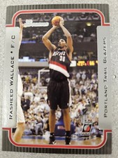 2003-04 Bowman Chrome #34 Rasheed Wallace Portland Trail Blazers
