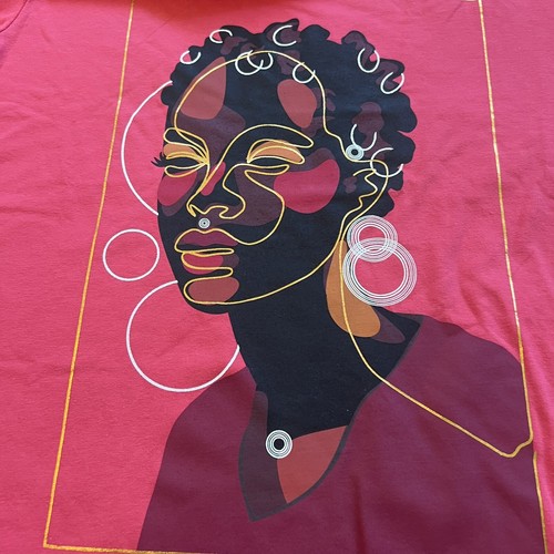 Black History Month Women Graphic Tee Shirt Size XL New Set Of 2 - Picture 12 of 14