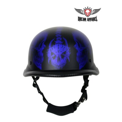 german motorcycle helmet with horns D.O.T. German- Dull Black XS Like all Helmet Flair products Ww2 German German Motorcycle Helmet