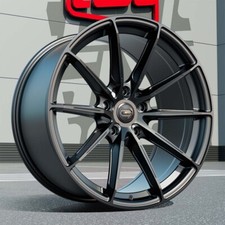 19" C9 CORTEZ Alloy Wheel Matte Black 19x8.5 5x112 et45 SINGLE WHEEL
