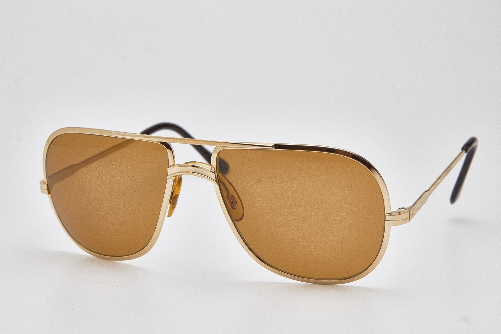 PERSOL RATTI 0749 gold oversized pilot obsession sunglasses vintage 80s image 8