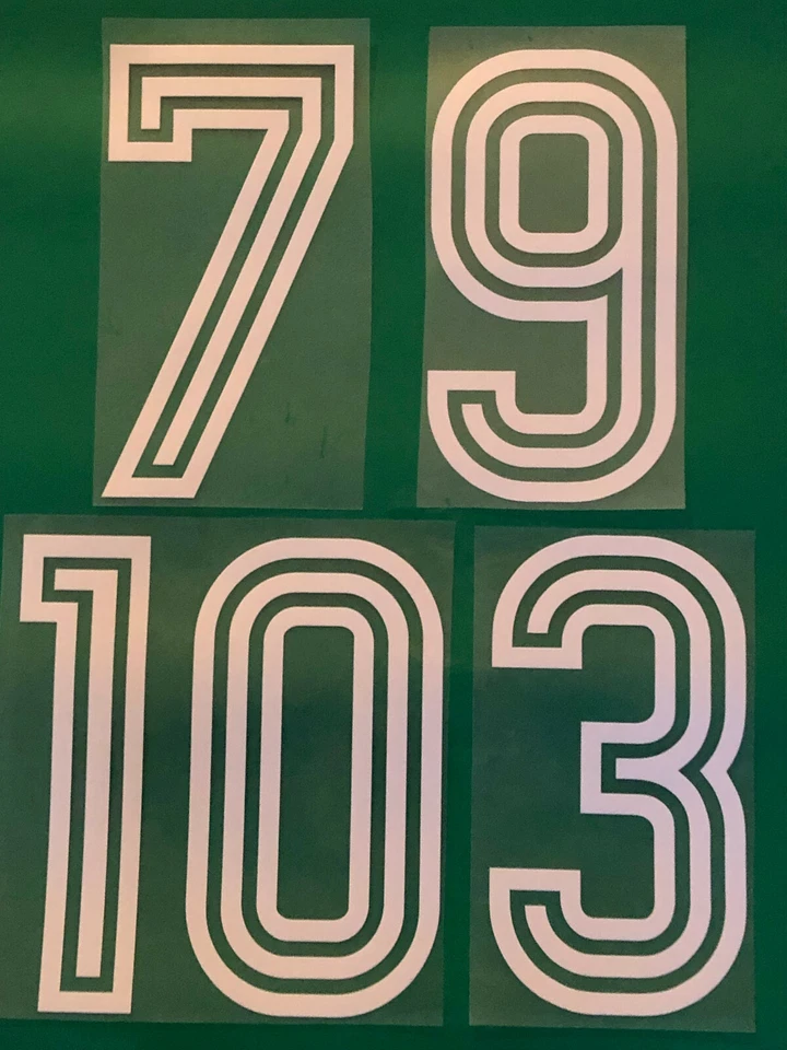 53GRADSPORT Flock numero numero numero número away maglia jersey shirt Germania Germany 1980-82