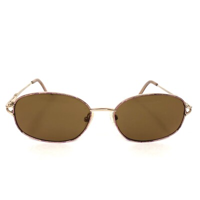 La Strada Eyeglasses Sunglasses Frames 118 0N3S Gold Metal 52-16-135