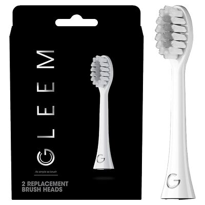 Toothbrush Brush Heads Refill White 2 count