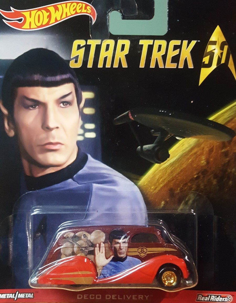 HOT WHEELS　ミニカー　スター・トレック　スポック　リアルライダーズ Hot Wheels Star Trek Spock Delivery Vehicle - Walmart.com