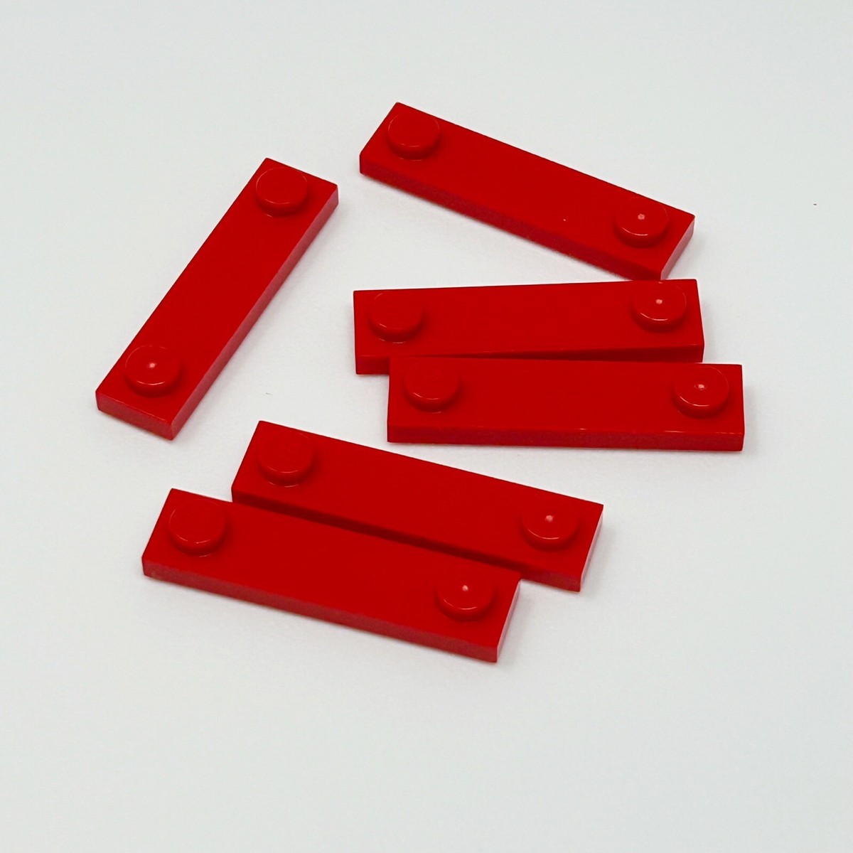 41740 LEGO Parts Plate Modified 1x4 w/ Studs w/ Groove RED (6) | eBay
