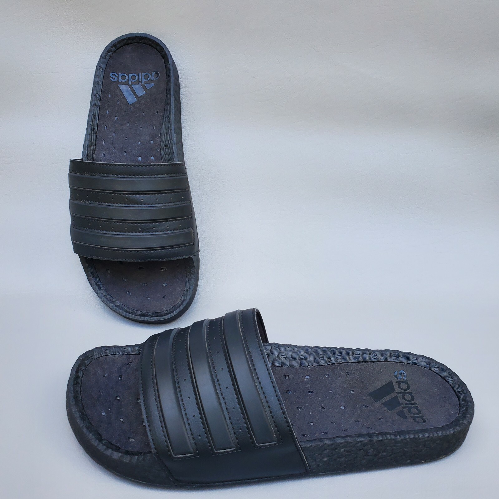 adilette boost slides triple black