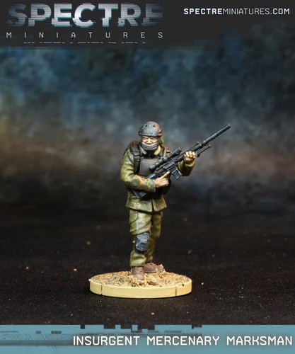 Spectre Miniatures Insurgents Mercenary Marksman