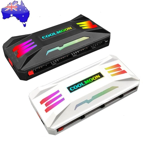 RGB Controller 4Pin PWM 5V 3Pin ARGB Fan PC Case Remote Control