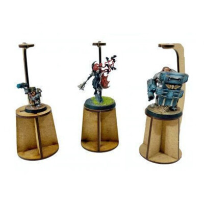 Bandua Figure Holder for Painting and Sculpting - Pack x3 (ENGLISH)