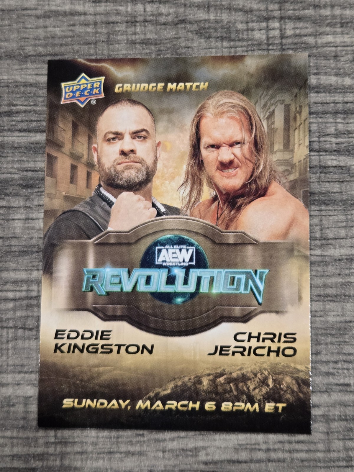 2024 Upper Deck AEW Posters #AP-10 Chris Jericho Eddie Kingston