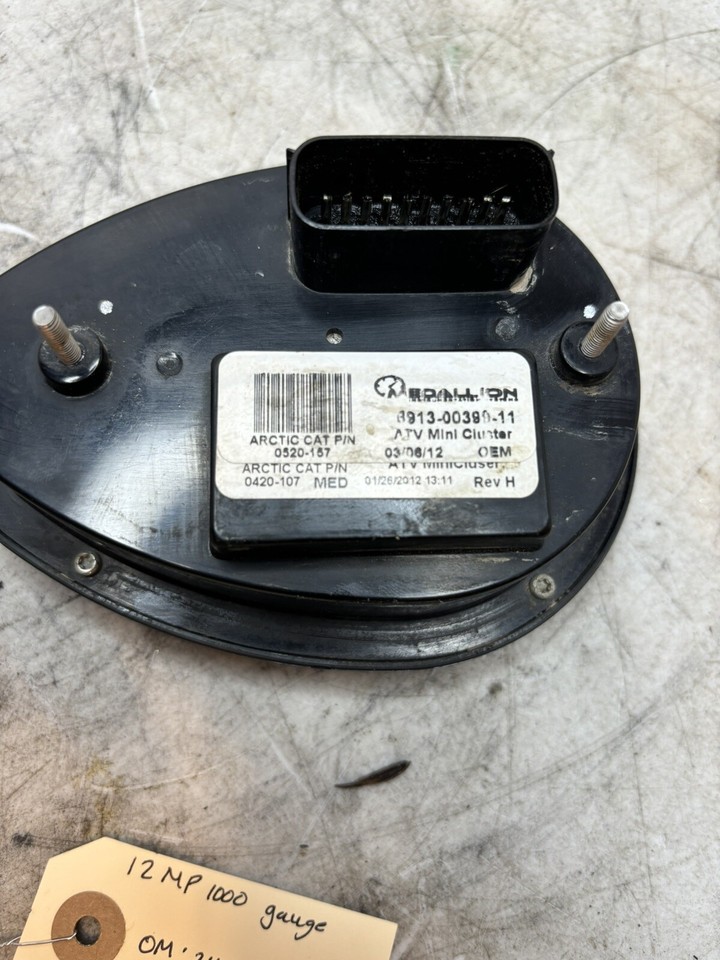 2012 Arctic Cat Mud Pro 1000 ATV Gauge Cluster 0520157 eBay
