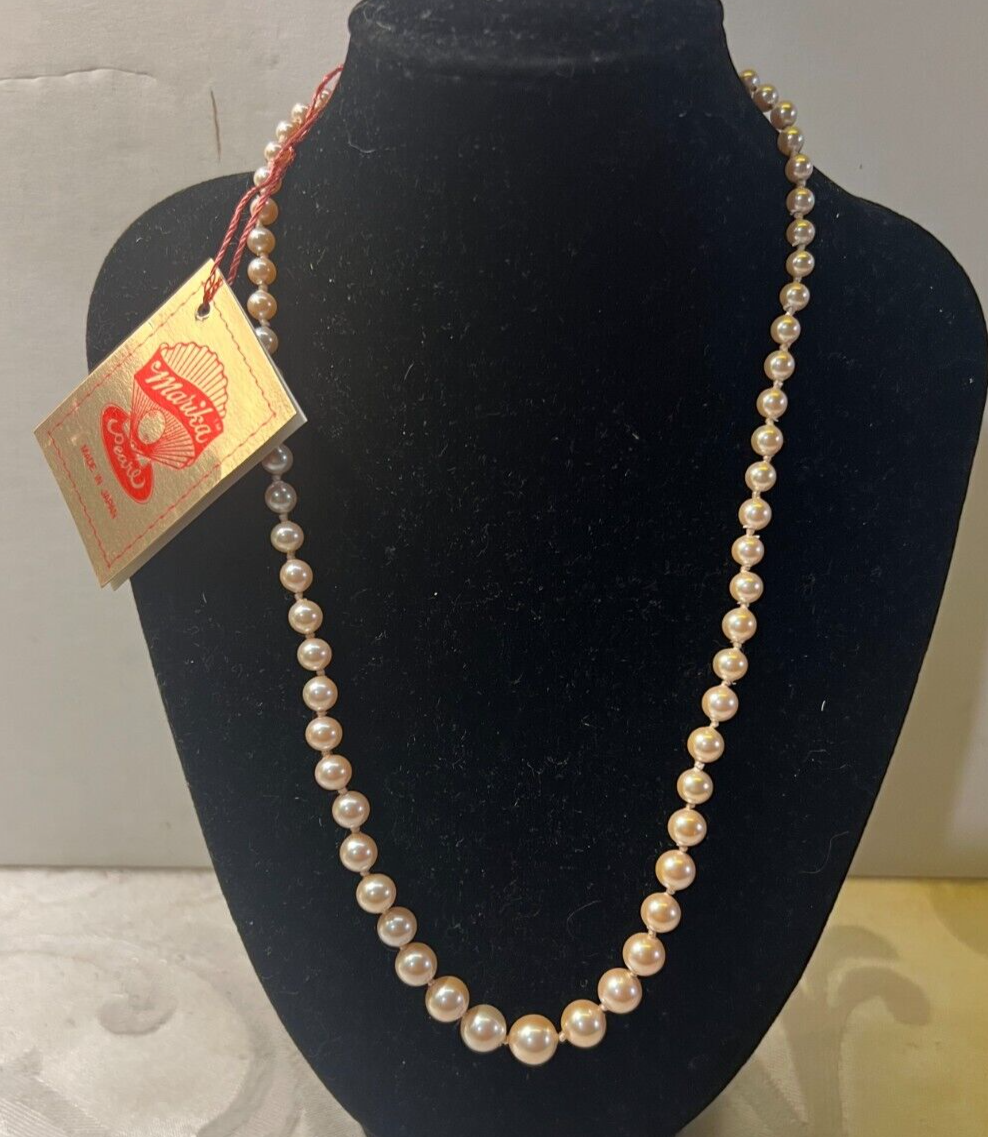 Vintage Japan Marika Faux Pearl 18