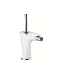 Hansgrohe Puravida Single Lever Bidet Mixer White/chrome With 15270400drain D... Hansgrohe Puravida Single Lever Bidet Mixer White/chrome With 15270400drain D...