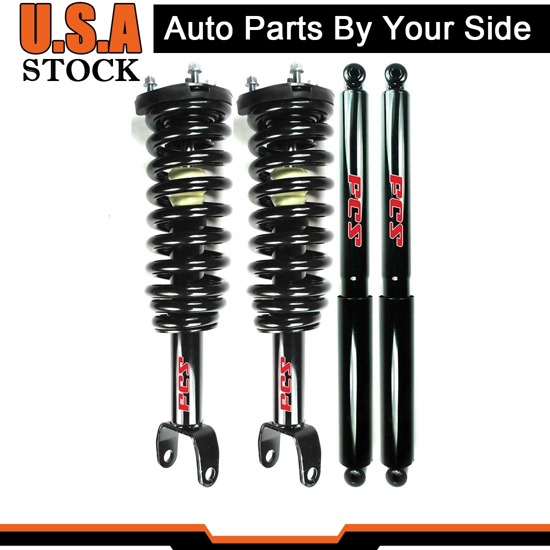 New OE Front Struts & Rear Shocks With Sway Bar For 2005-2009 Dodge Dakota 4WD