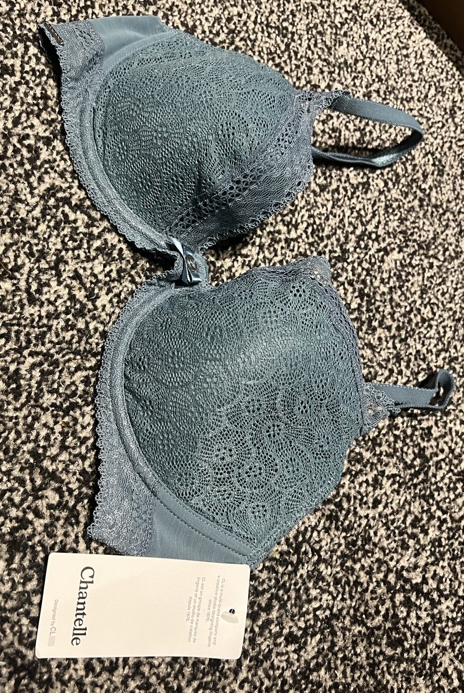 30E Chantelle Rive Gauche Full Cup Bra Underwired Padded Lace Up