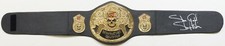Stone Cold Steve Austin Signed WWE 1999 Jakks Pacific WWF Toy Title Belt BAS COA