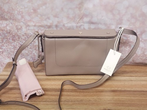 RADLEY London Belmont House Medium Flapover Leather Crossbody Bag - Mink Beige