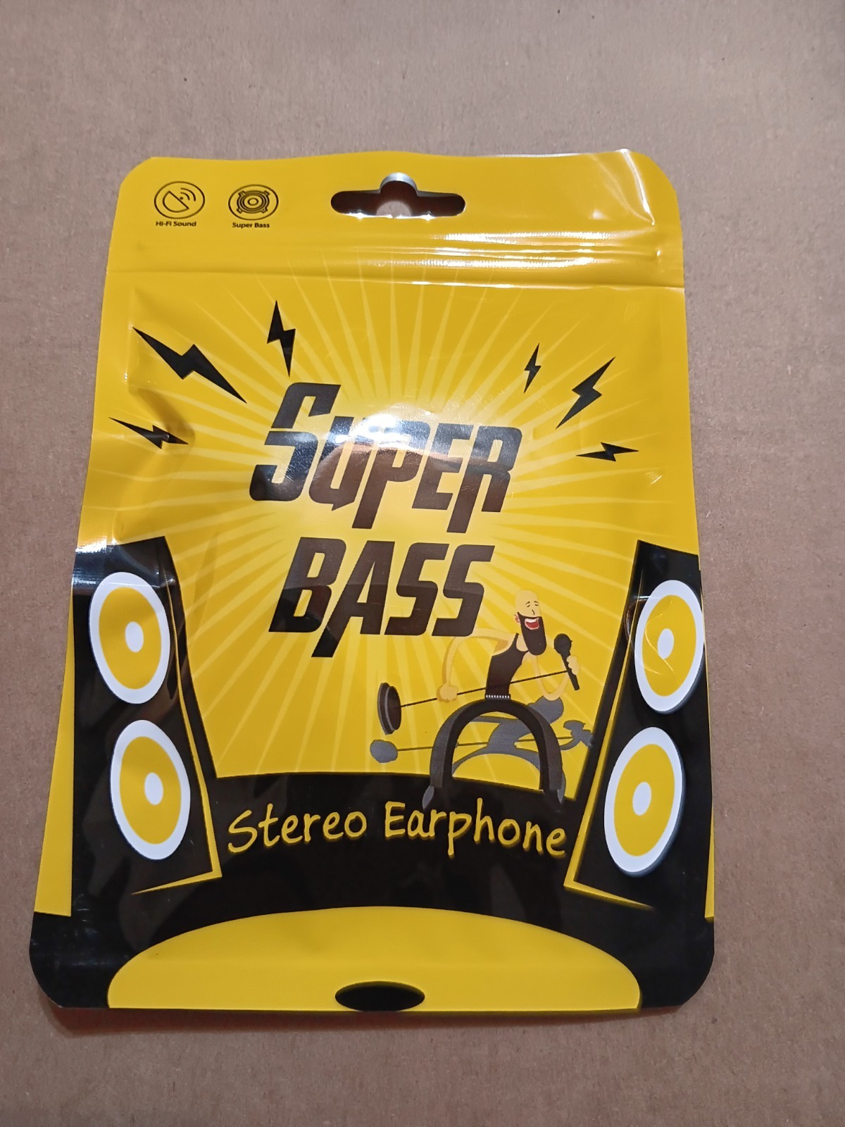 Super Bass wired earbuds, 3.5mm audio jack, an in-line microphone, and volume...