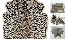 Faux Cheetah Area Rug Animals Printed Hide Mats Leopard Faux Hide Area Multi Faux Cheetah Area Rug Animals Printed Hide Mats Leopard Faux Hide Area Multi