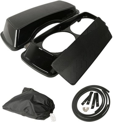 XFMT Dual 6x9 Speaker Lids Compatible with Harley Touring Saddlebag Road King S