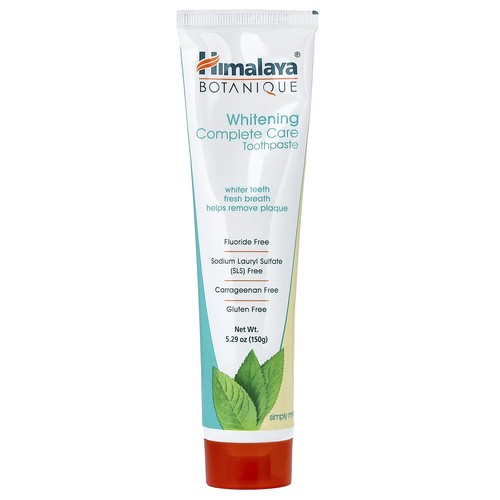 Botanique, Whitening Complete Care Toothpaste, Simply Mint, 5.29 oz (150 g)