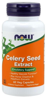 NOW Foods Celery Seed Extract - 60 vcaps (349,83 EUR/kg)