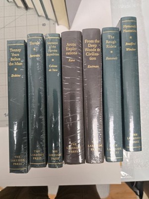 Lakeside Classics Sealed Lot of 7 Hardcover Books Twenty Years Before the Mast 